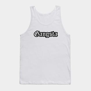 Gangsta single line text design Tank Top